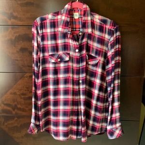 GAP plaid button down shirt